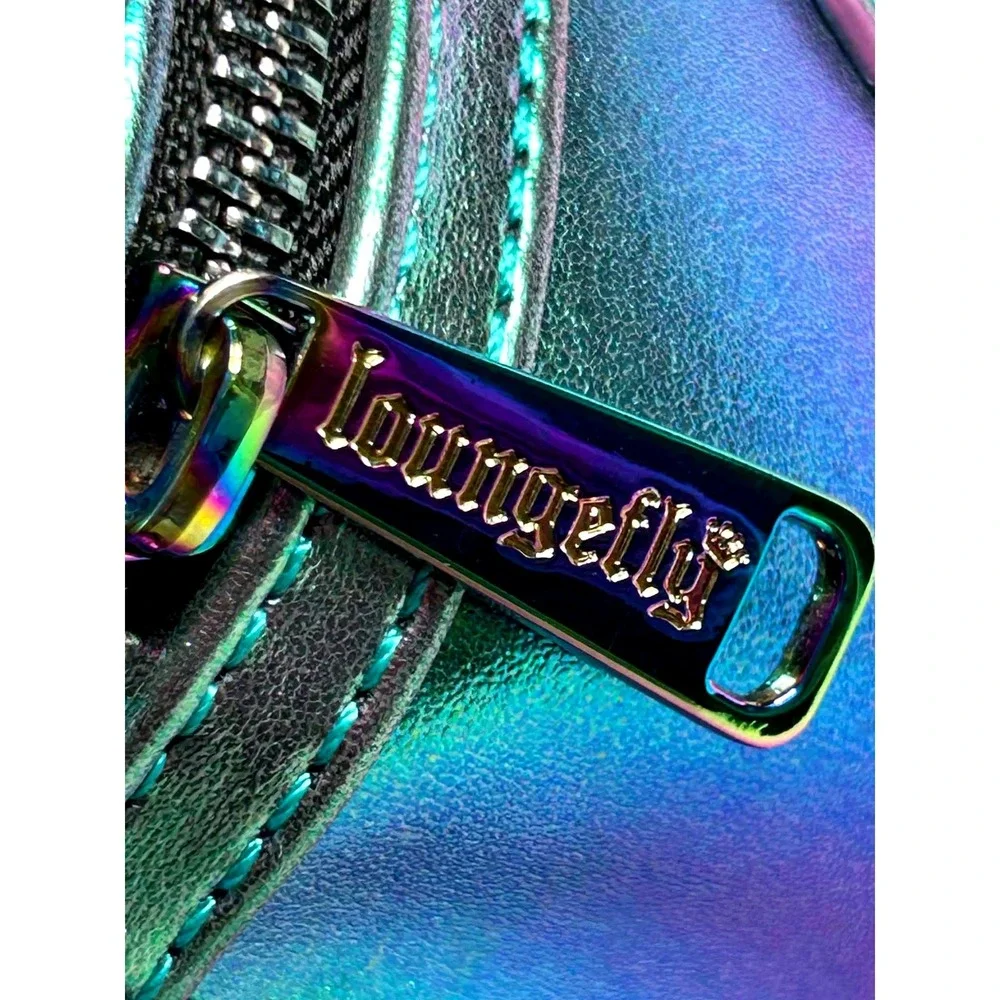 Disney Loungefly Mickey Mouse Iridescent Oil Slick Mini Backpack WDBK0719
